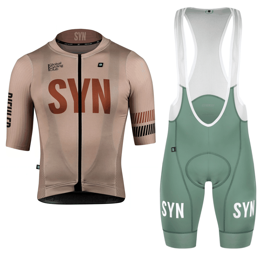 Cycling Gear Sale - Męska koszulka rowerowa SYN Brown z