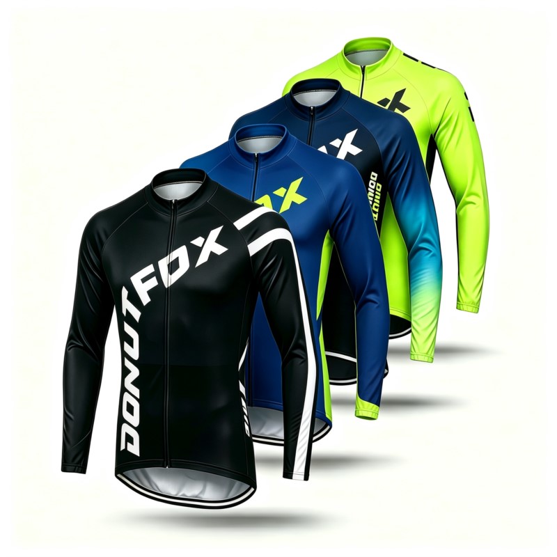 Cycling Gear Sale - Męska koszulka rowerowa z długim rękawem