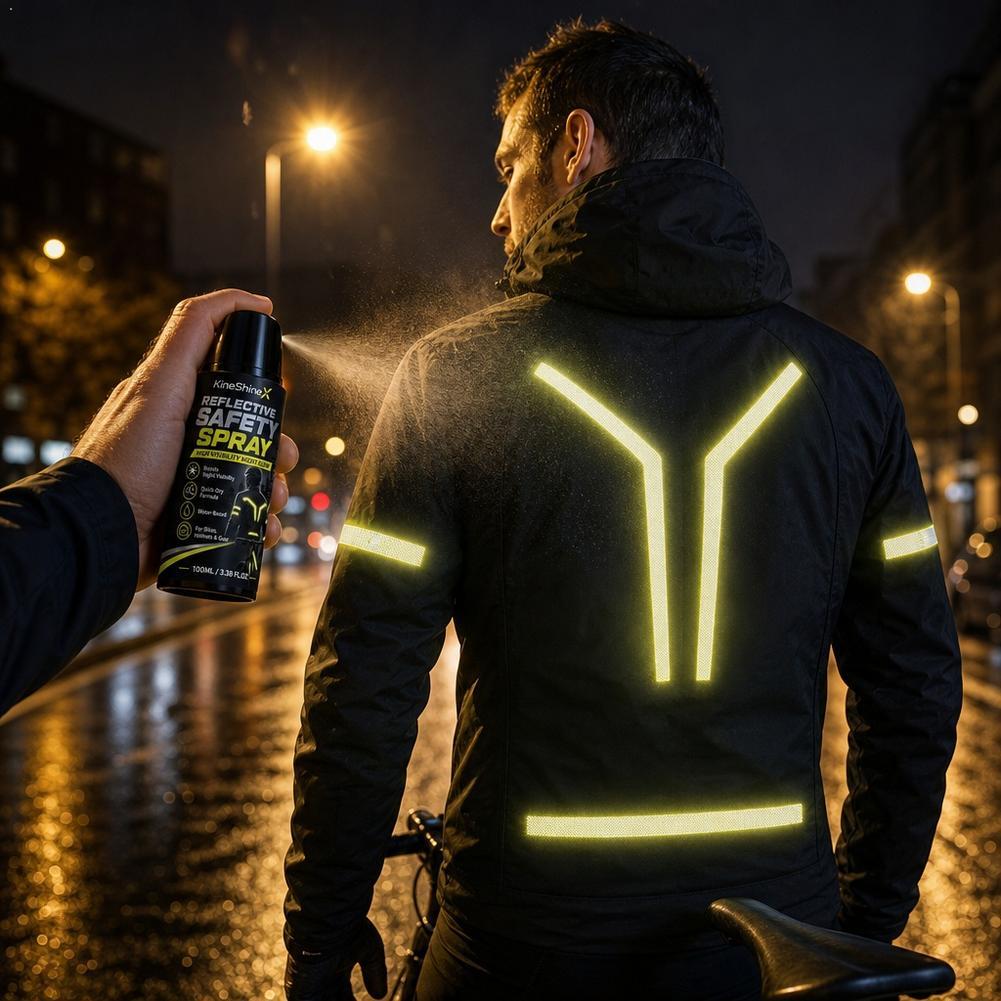Cycling Gear Backpack - Spray odblaskowy o wysokiej widoczności do