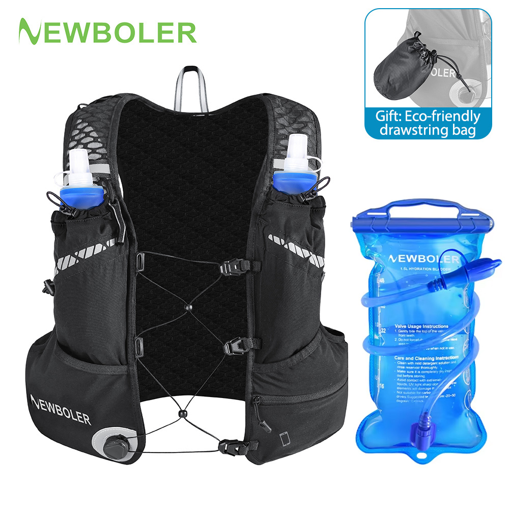 Cycling Gear Backpack - 8-litrowa oddychająca kamizelka hydracyjna do biegania