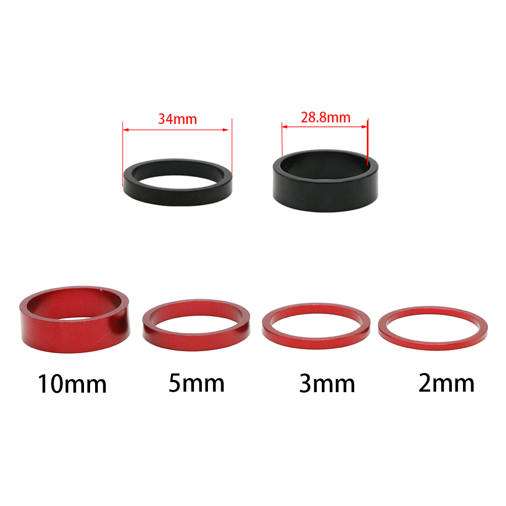 6 szt./zestaw 10mm Podkładki d – Bike Stem Riser recenzja i cena