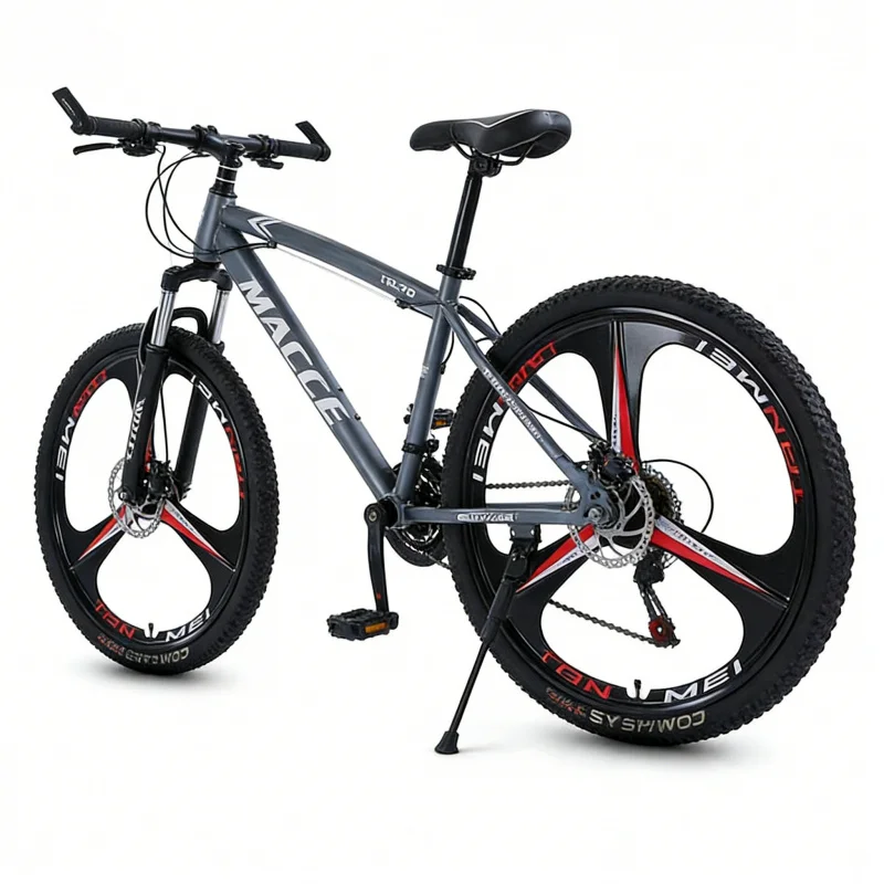 Szary rower górski z 3-łopatko – Cycling Low Gear recenzja i cena