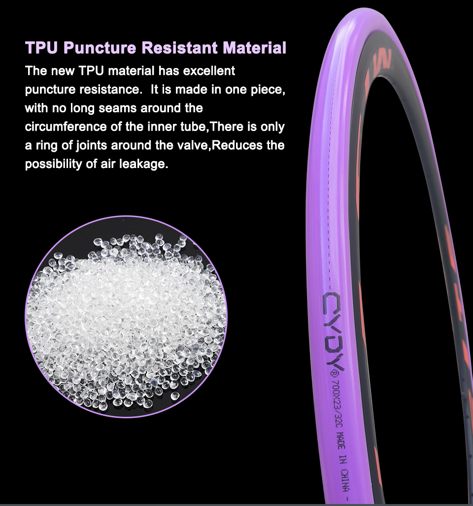 Dętka rowerowa CYDY TPU 46g do – Gravel Bike Tires recenzja i cena
